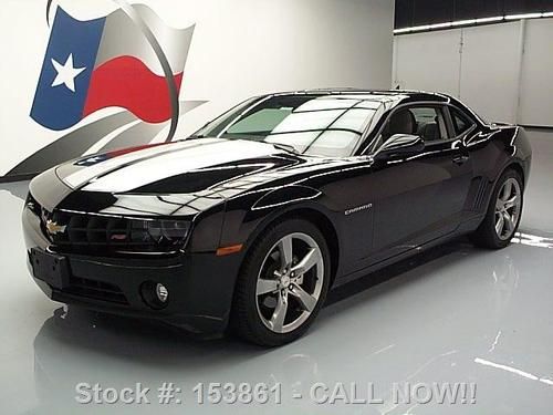 2012 chevy camaro 2lt rs paddle shift leather 20's 1k! texas direct auto