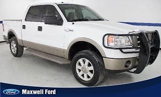 06 f150 supercrew king ranch 4x4, leather, sunroof, clean, we finance!