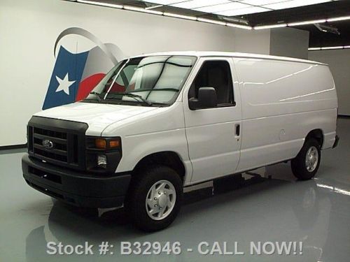 2011 ford e150 cargo van custom shevles/storage only 6k texas direct auto