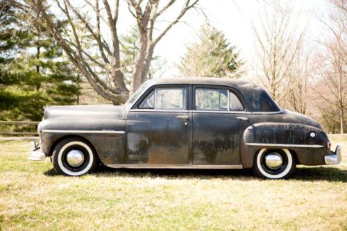 Plymouth deluxe 1950 sedan with restored engine
