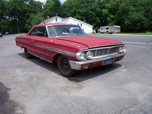 1964 ford galaxie 352 auto 2 door non post rot free complete resto nc car title