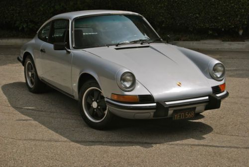 1969 porsche 912 sunroof coupe, absolutely rust-free california black plate car!