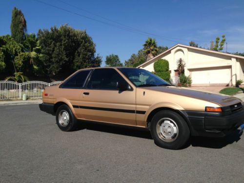 Very rare toyota corolla sr5 1 owner low miles