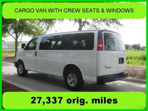 Cheverolet chevy express cargo family church transport catering or hotel van