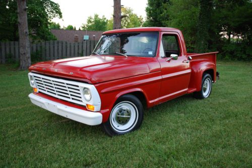 1967 ford f100 f-100 pick up truck short bed step side ~ movie truck rat hot rod