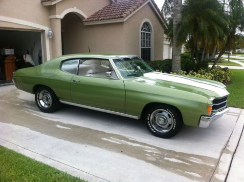 1971 chevy chevelle coupe, numbers matching, great driver, new tires