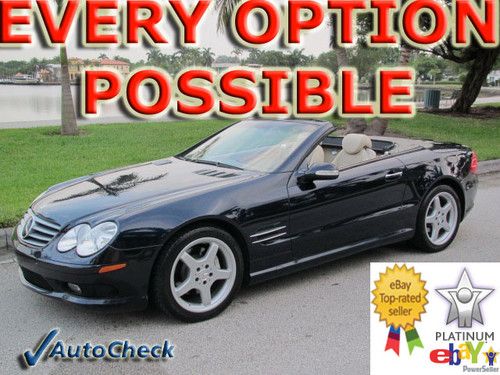 2003 03 mercedes benz sl500 convertible * sport * only 50k mls * every option