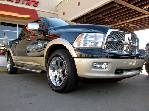 2011 dodge ram 1500 crew cab laramie longhorn 4x4, navigation, dvd, moonroof!