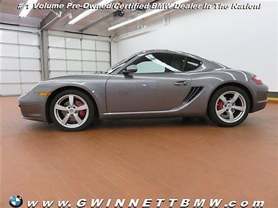 2dr coupe s low miles automatic gasoline 3.4l flat 6 cyl atlas grey metallic