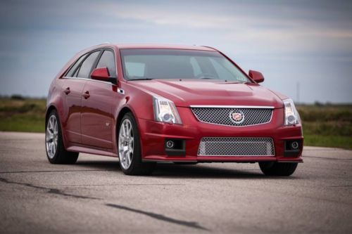 2011 cadillac cts-v wagon with 700 hpe hennessey upgrade and corsa exhaust