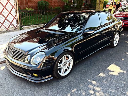 2005 mercedes benz e55 amg - tastefully modified - no reserve - clean carfax