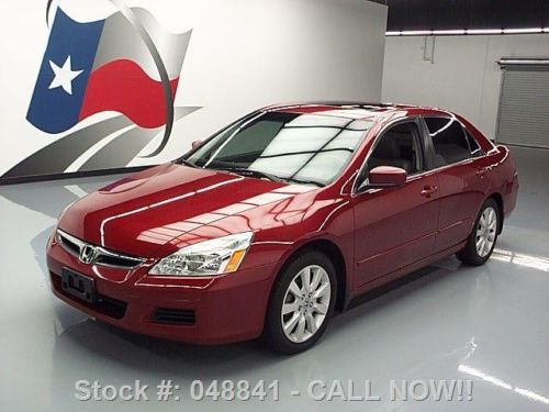 2007 honda accord ex-l sedan sunroof htd leather 46k mi texas direct auto