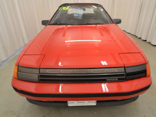 Incredible Find! 1987 Toyota Celica GT Convertible with only 103,534 Miles!, image 2