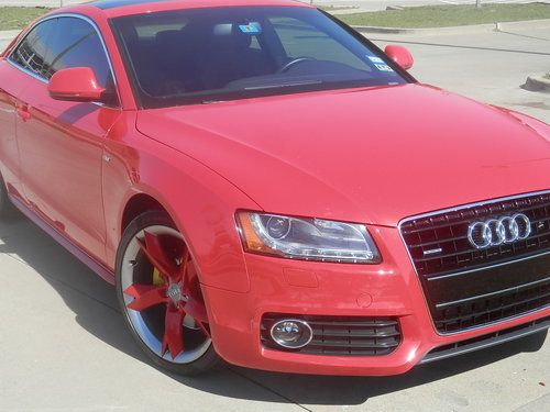 Beautiful red 2009 audi a5- sports package low mileage