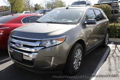 Ford edge 4dr limited fwd low miles suv automatic gasoline ecoboost 2.0l i4 gray