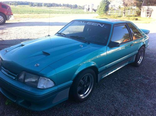 1989 ford mustang saleen supercharged 306civ8 tremec calypso green