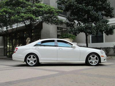 2007 mercedes s550 p2 sport executive pkg navi *amg wheels* sunroof white color!