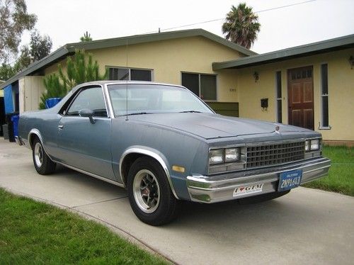 1985 chevrolet, el camino, automatic with 4.3 (262) v6 fuel injection, 2nd owner
