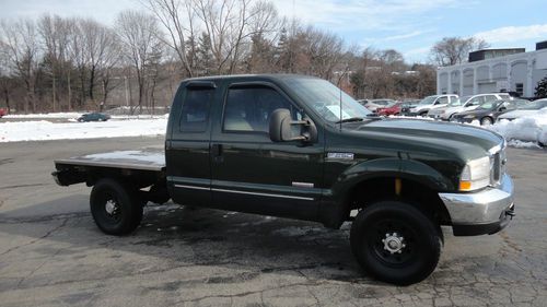 Extended cab  4x4 * xlt * flat bed * 7.3l powerstroke turbo diesel * no reserve