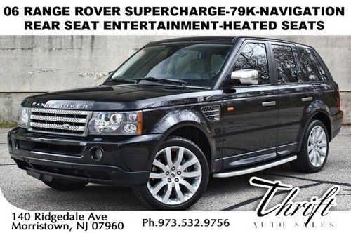 06 range rover supercharge-79k-rear seat entertainment-heated seats-navigation
