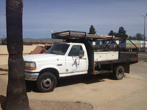 1993 ford f-350 diesel with 12 foot utlitity bed