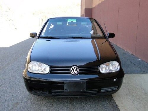 2001 volkswagen cabrio gls bl/blconvertible warranty