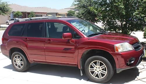 2006 endeavor limited 2wd 4-door suv 5-pass ultra red pearl