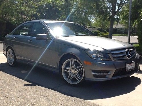 2013 c250 low miles like new fully loaded! 4dr, sport body styling, multimedia