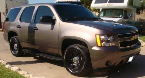 2011 chevrolet tahoe police package with leather interior