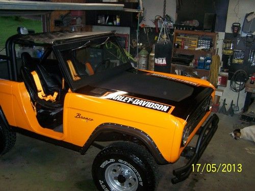 1967 ford bronco "baja" with harley davidson paint scheme, 302 v-8