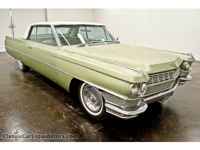 1964 cadillac coupe deville 429 v8 automatic ps pw pb dual exhaust look at it