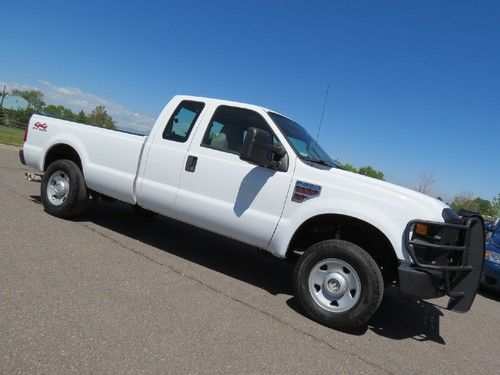 2008 ford f-250 supercab 4x4 6.4 diesel 1 owner fleet long bed runs great carfax