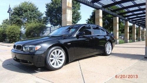 2002 745i,only 46k miles,immaculate,pdc,spoiler,leather,navigation