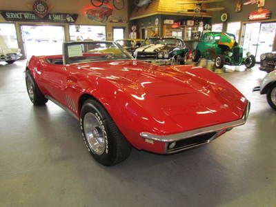 1968 corvette convertible matching numbers l79 327/350hp 4 speed, both tops