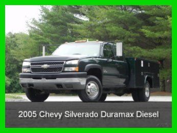 2005 chevrolet silverado 3500 drw 4x4 open utility 6.6l lly dmax duramax diesel