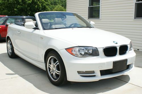 2011 bmw 128i convertible low flood rebuildable salvage repairable