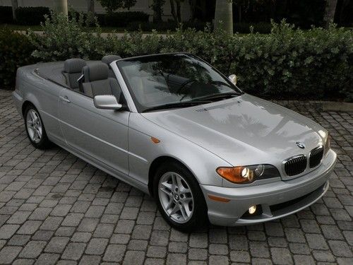 04 325ci convertible automatic leather premium pkg heated seats 1 florida owner