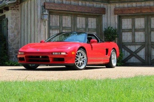 1992 acura nsx 5 speed manual pristine low miles red over black serviced