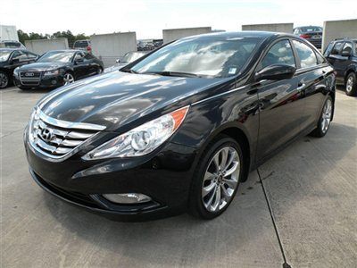 2011 hyundai sonata 2.4l se black **one owner** clean navigation sunroof low $$