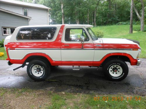 1979 ford bronco custom sport utility 2-door 5.8l