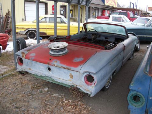 1963 ford falcon convertible rolling chassis shell with parts low low price