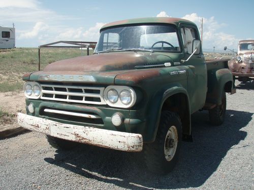 1959 dodge power wagon, power giant w100 half ton 4x4 68000 original miles