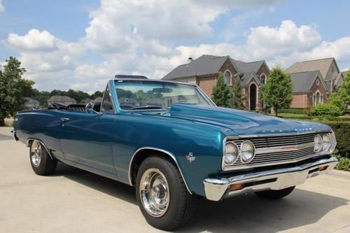 65 chevy convertible chevelle frame off restored 4 spd