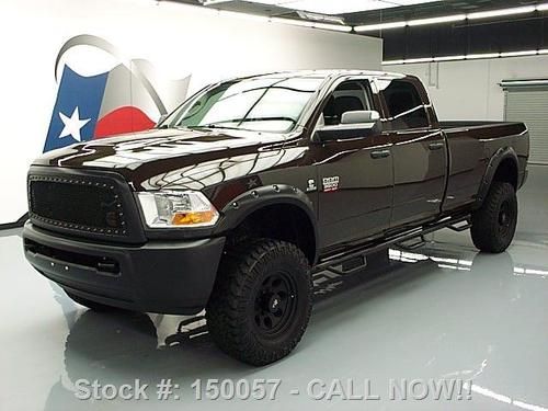 2012 dodge ram 3500 crew cab diesel 4x4 lifted only 33k texas direct auto