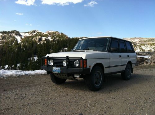 Perfect 1989 range rover classic, lockers, winch, dual battery, loaded