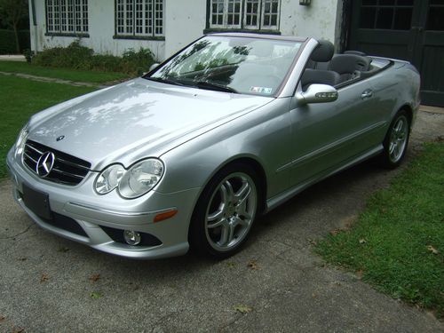 Very clean clk550 2 dr. roadster  w/amg package