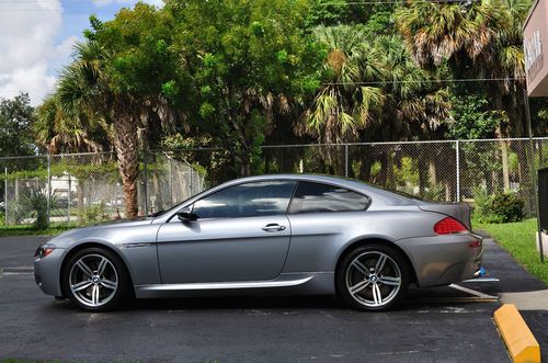 2006 bmw m6 silver blue loaded mint cond 2 door  coupe