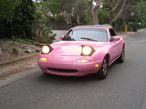 Automatic transmission 1993 mazda miata pink with glitter