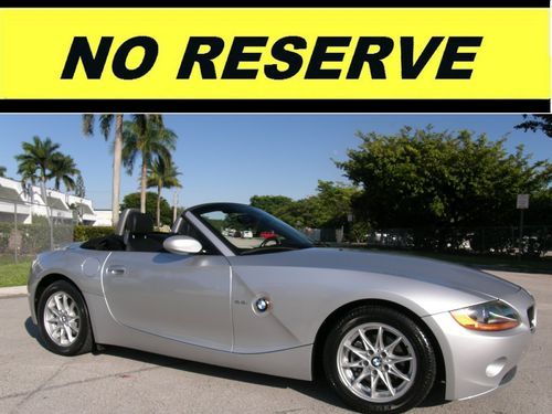 2003 bmw z4 2.5i convertible, low miles 55k ,see video,warranty, no reserve