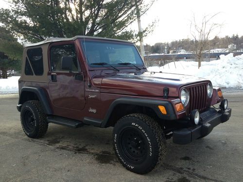 2002 jeep wrangler *4.0 *straigt 6 * 5-speed * no reserve